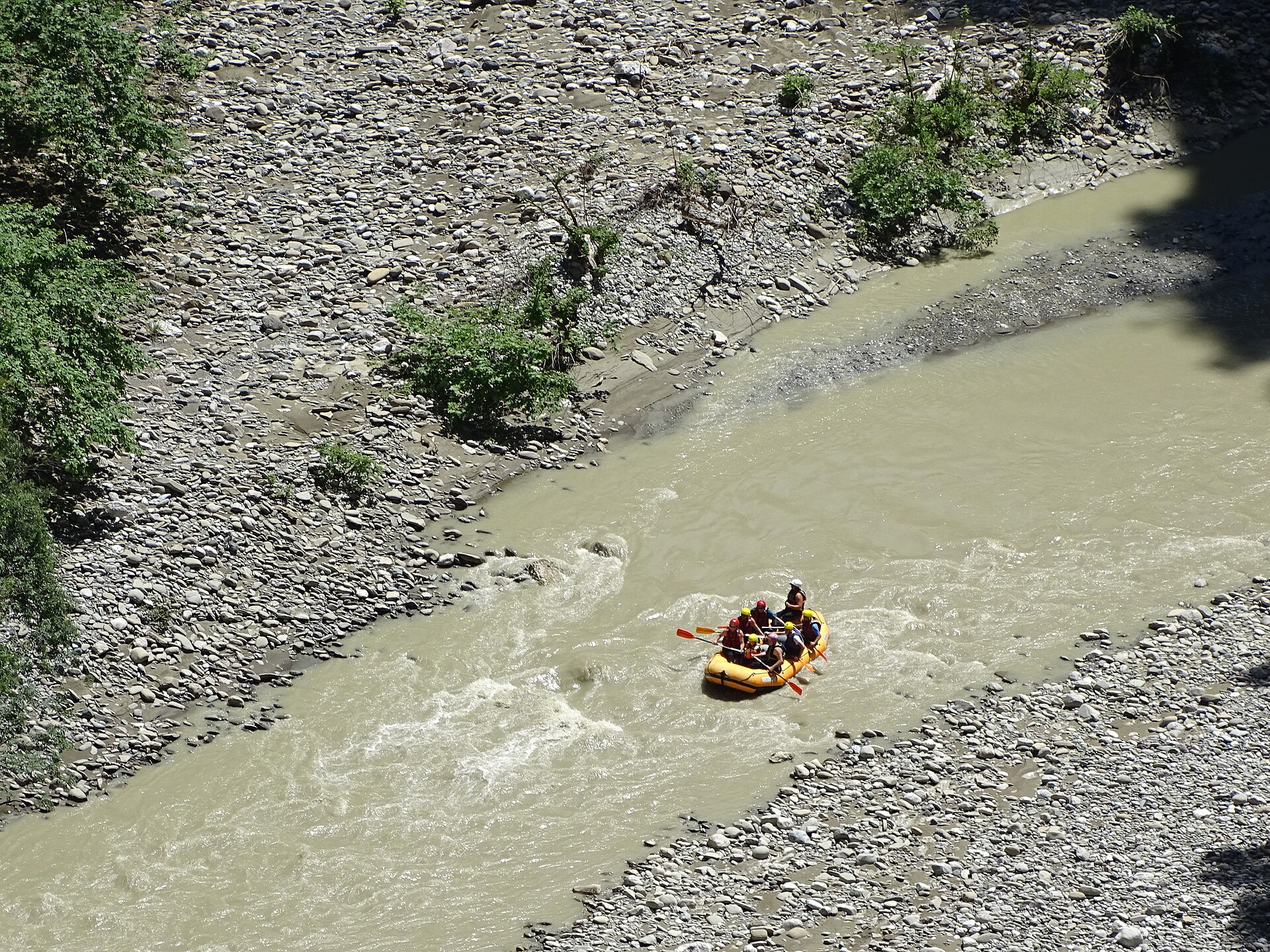 Rafting im Osum-Canyon in Albanien
